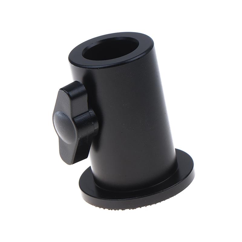 Aluminum Alloy Light Stand Adapter with 1/4"-20 Screw Knob Quick Install Stable Mount for Indoor Studio Photography