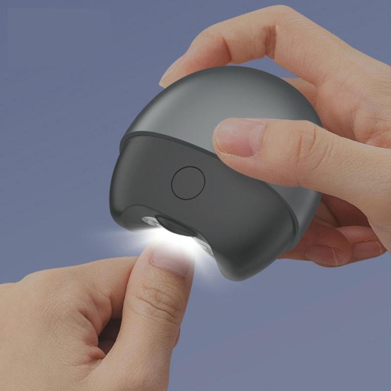 Automatic Infant Nails Grinder Gentle LED Light For Comfortable Clipping Comfortable Rechargeable Nails Trimmer