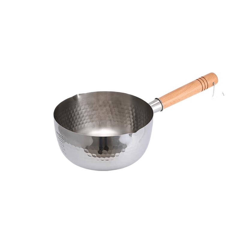 Velosan 18cm Hammered Stainless Steel Yukihira Milk Pot