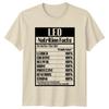 Leo Nutrition Facts Zodiac Birthday Gift Astrology TShirt
