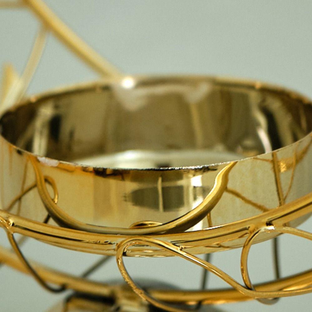 Moon Shape Moon Candle Holder Gold Silver Black Luxury Style Tea Light Cup Stand Eid Al-Fitr Iron Metal Incense Burner Gift
