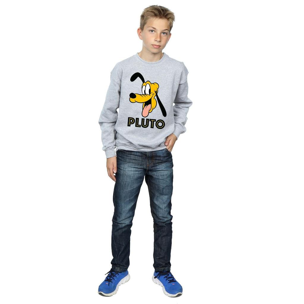Disney Boys Pluto Face Sweatshirt