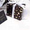 Papel de Regalo Premium Negro Dorado de Gran Tamaño, Papel de Regalo Para Cumpleaños Día de San Valentín Celebración Festiva