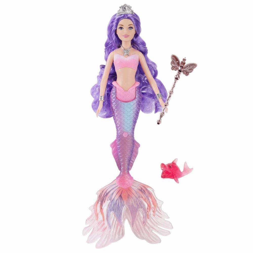 

Soft Light Mermaid Doll Gentle Music Playhouse Toy Cute Fish Tail Girl Girl Playhouse Style 5