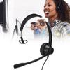 Kundenservice Kopfhörer Telefon Headset Lautsprecher Lautstärkeregelung Mikrofon Stummschaltung Monaural RJ9 Business Headset Schwarz