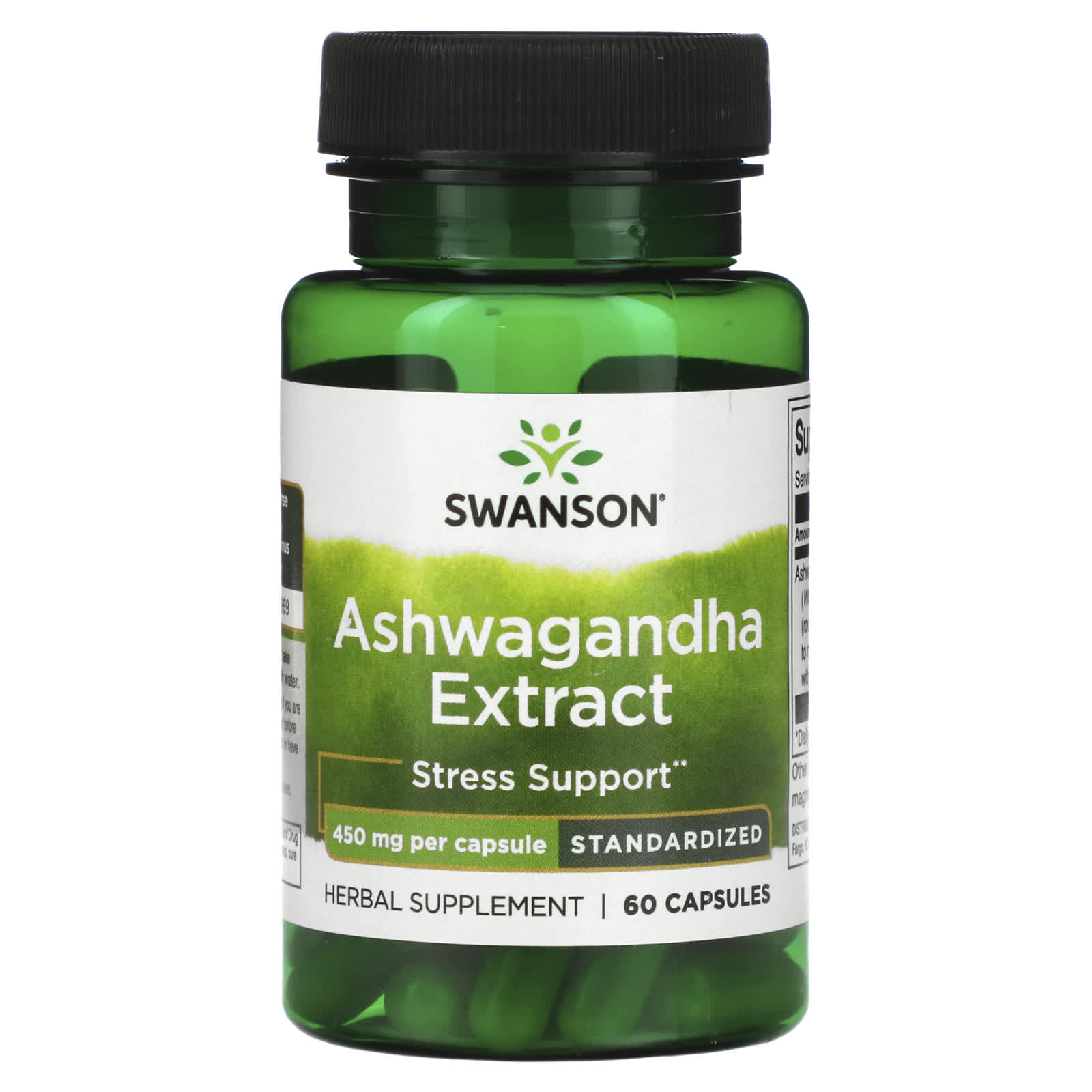 

Ashwagandha Extract, Standardized, 450Mg, 60 Capsules