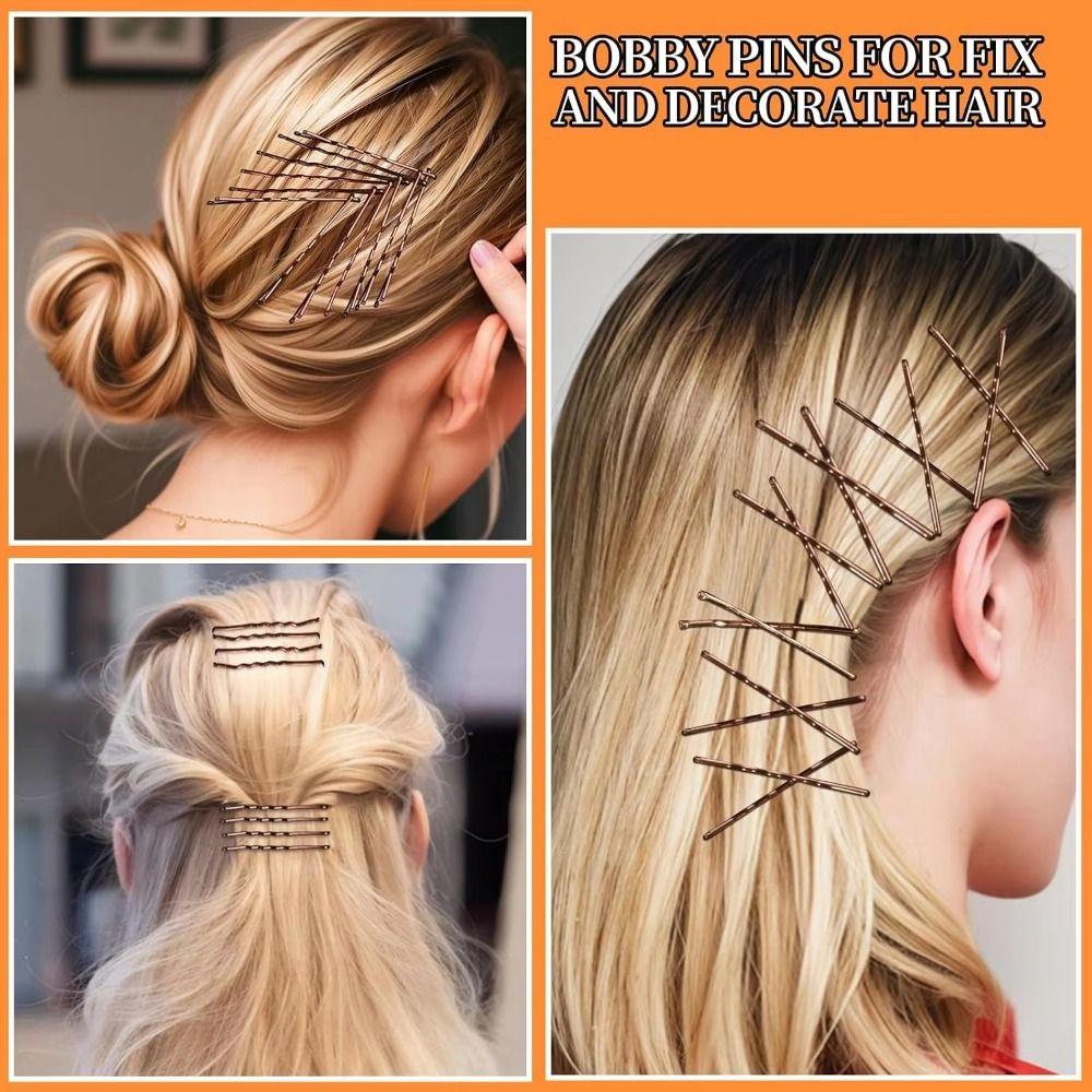 300Pcs Black Hairstyle Hair Pins Kit U-Shape Pins Hair Styling Accessories Daily Use