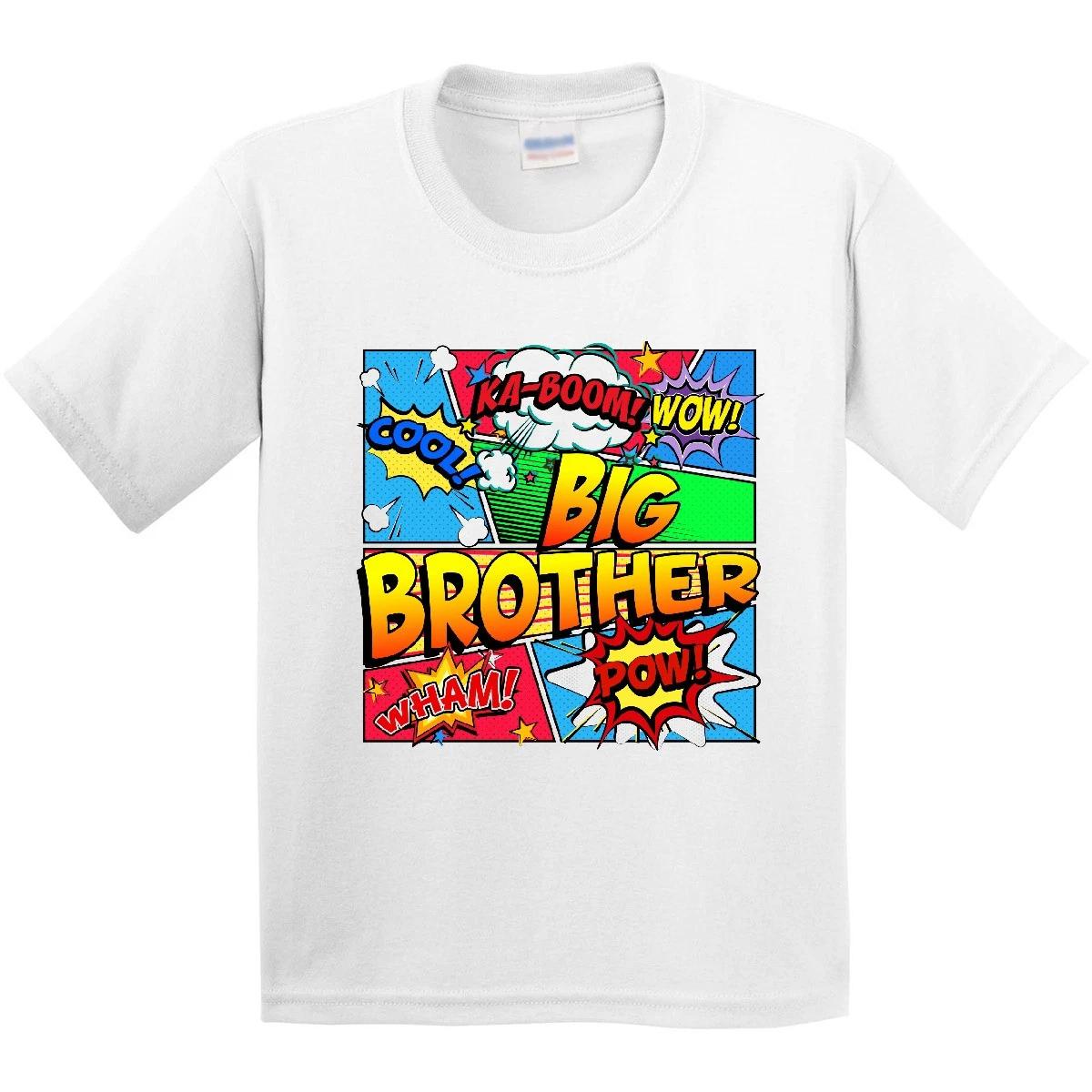 Inktastic Big Brother Comic Book Youth kids boys T-Shirt Superhero Tee Kids Children Child 130