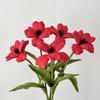 Hochwertige PU Brauner Tulpenblumen-Dekor für Wohnzimmer & Hochzeitsfotografie