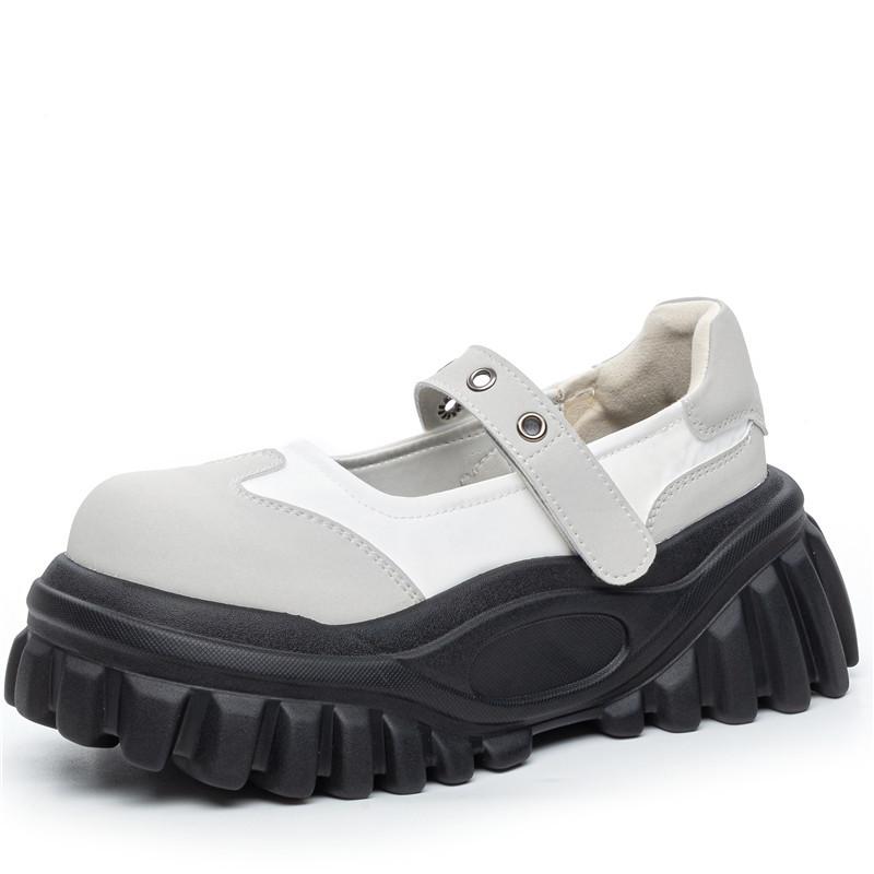 

Мода Женские Кроссовки Обувь Платформа Розы Толстая Подошва 2025 Высокие Туфли Мэри Джейн Женские Кроссовки Платформа Розы Толстая Подошва Высокие 34 белый