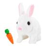 Interactive Electronic Pet with Sounds and Movements Realistic Bunny Toy Easter Plush Stuffed Bunny Toy Gift for Toddlers