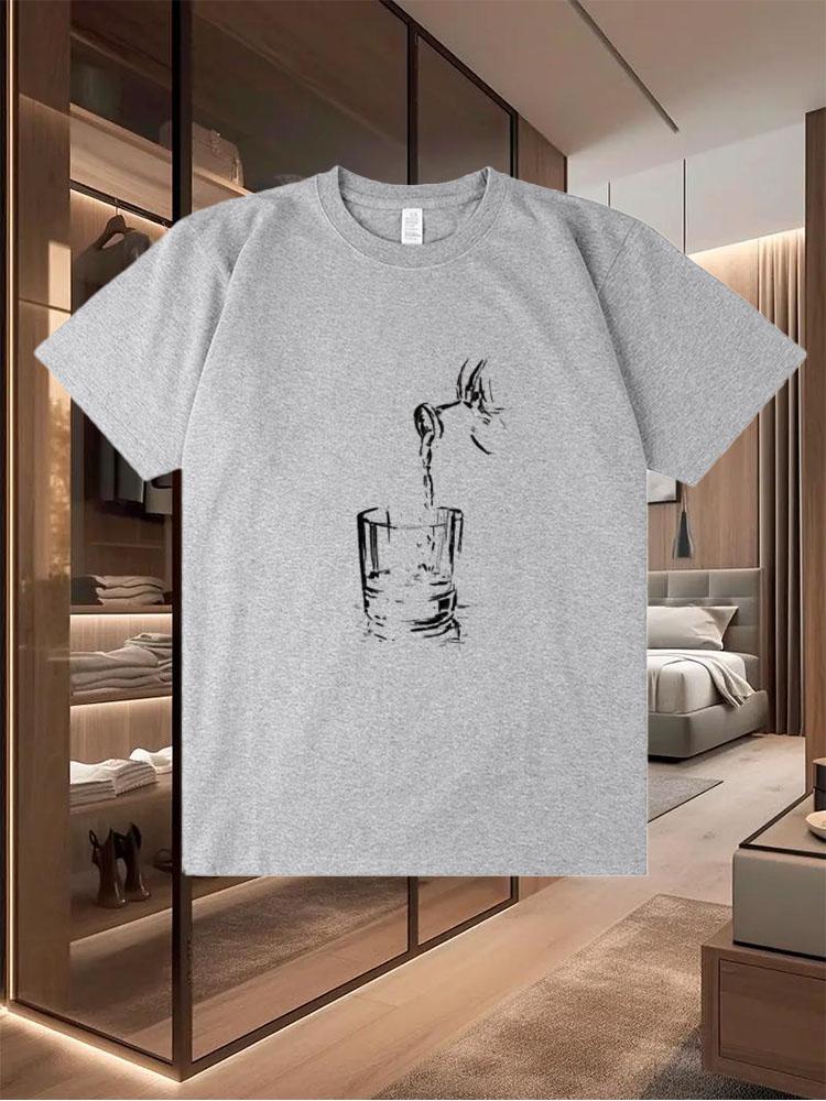 2025 Summer New 100% Pure Cotton T-Shirts for Men Leading the Trend In Men's Fashion