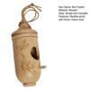 Wooden Hummingbird House Bird Feeder Weather-proof Outside Garden Yard Hanging Small Bird Feeding House Decoration