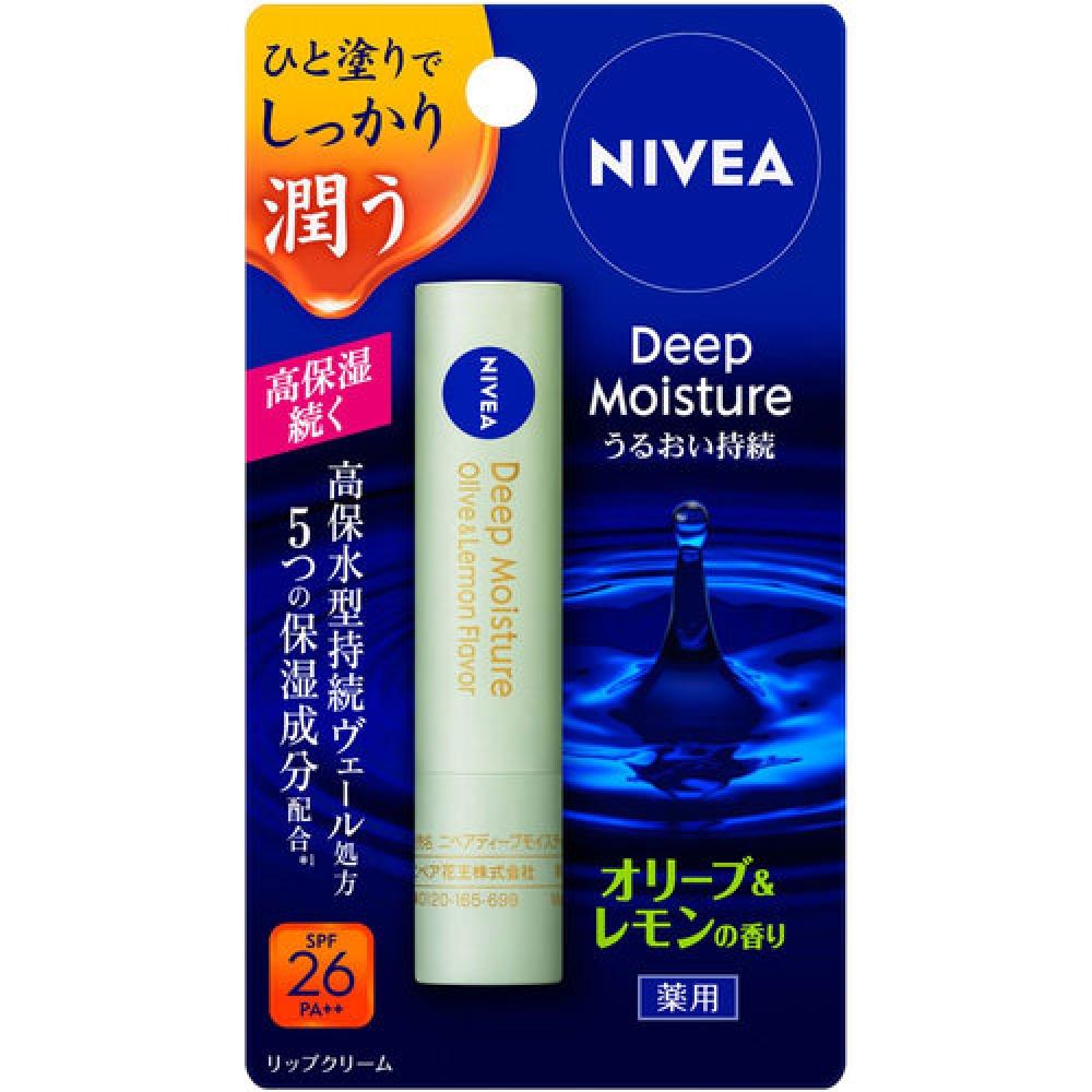 

Nivea Deep Moisture Lip, аромат оливы и лимона, 2,2 г