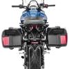 Valises laterales moto + supports Bagtecs PX74 Universel blanc