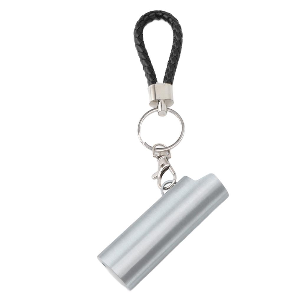 Lighter Holder Keychain with Spring Clip Retractable Metal Portable for Backpack ket