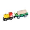 Holzspielzeug-Züge für Kleinkinder, Trägheits-Schiebezüge, Holz-Kinderspielzeug, Seilzugräder, Kompatibel mit Holz-Zugstrecken