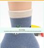 10 Pairs Six-Fingered Mouse Winter Mid-Calf Wool Socks - Dark Color Thick Children's Warm, Thickened Student Socks