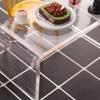 Furniture Model Table Good Craftsmanship Adorable Plastic Dollhouse Coffee Small Table Leisure Mini Model for Micro Landscape