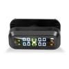 Solar TPMS Car Tire Pressure Alarm Monitor System Real-Time Display Warning Windshield Auto Driving Safety Kit with 4 Sensors
