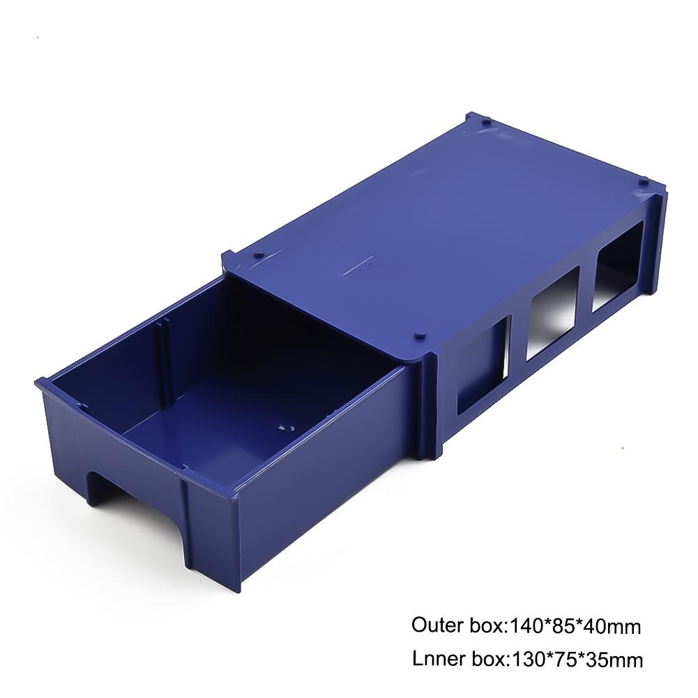 1pcs Storage Box 140*85*40mm Blue Component Screws