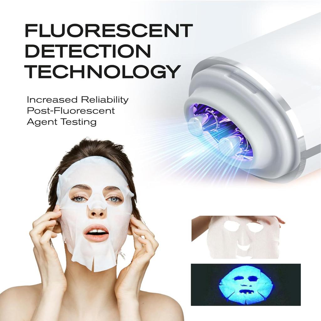 2026 Skin Analyzer Detector Fluorescent Tester 2in1 LCD Digital Water Oil Moisture Agent Face Care Tool Skin Moisture Tester Fluorescent Detection Pen