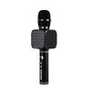 Handheld Bluetooth Karaoke Microphone 1Pcs Wireless Built-in Sound Card Portable Mic for Phone Family Singing Entertainment Gift