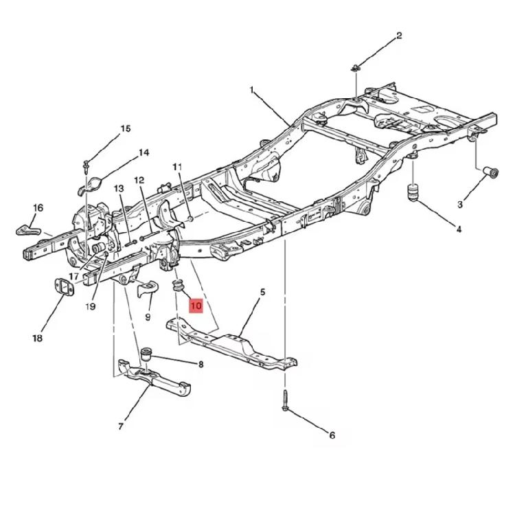 Control Arm Axles Jounce Bumpers Front Rear Spring Foam Mount Bumper Auto Accessories 15295277 15783030 Bump Stops