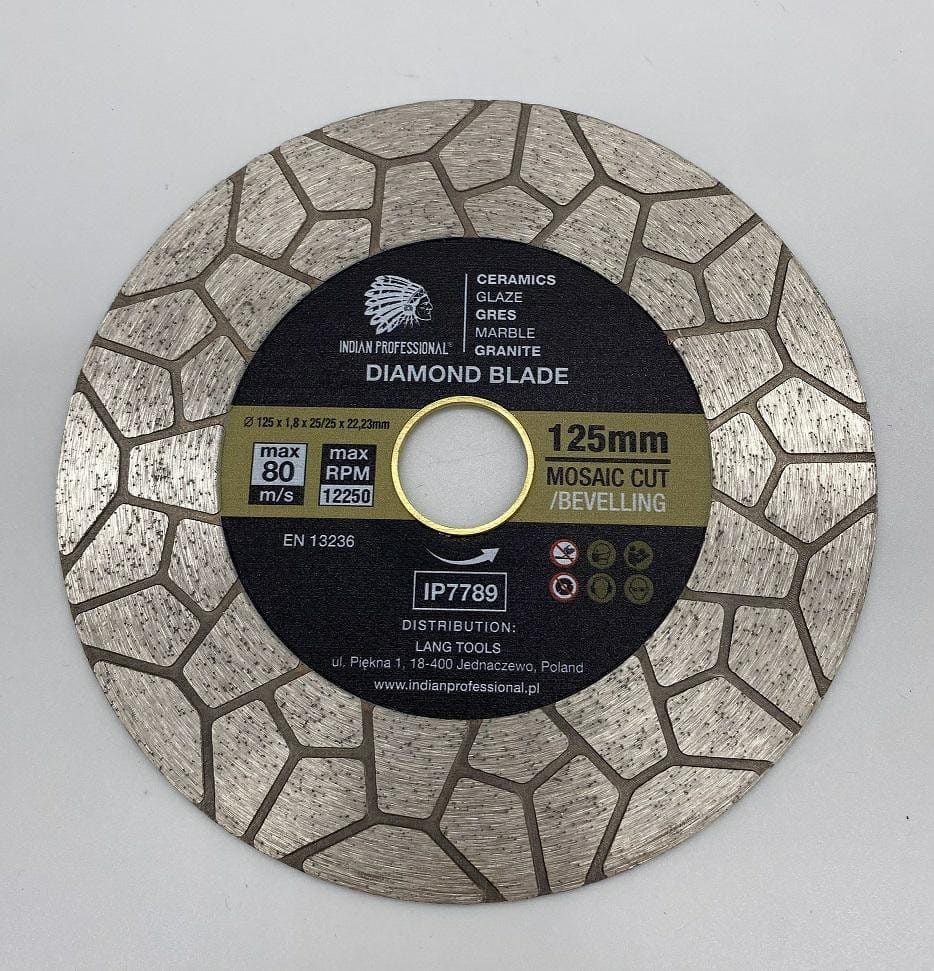 Diamond Blade 125Mm X 2.0Mm X 22.2Mm Mosaic Cut /Indian Professional
