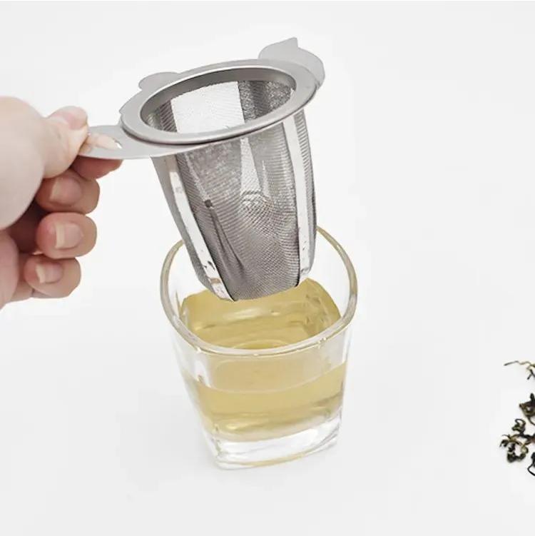  Stainless Steel Mesh Tea Infuser Reusable Strainer Loose Tea Leaf  Filter 