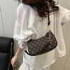 Underarm Bag Women's New Trendy Fashion Shoulder Handbag Texture Women's Spring Lychee Pattern Work Small Bag