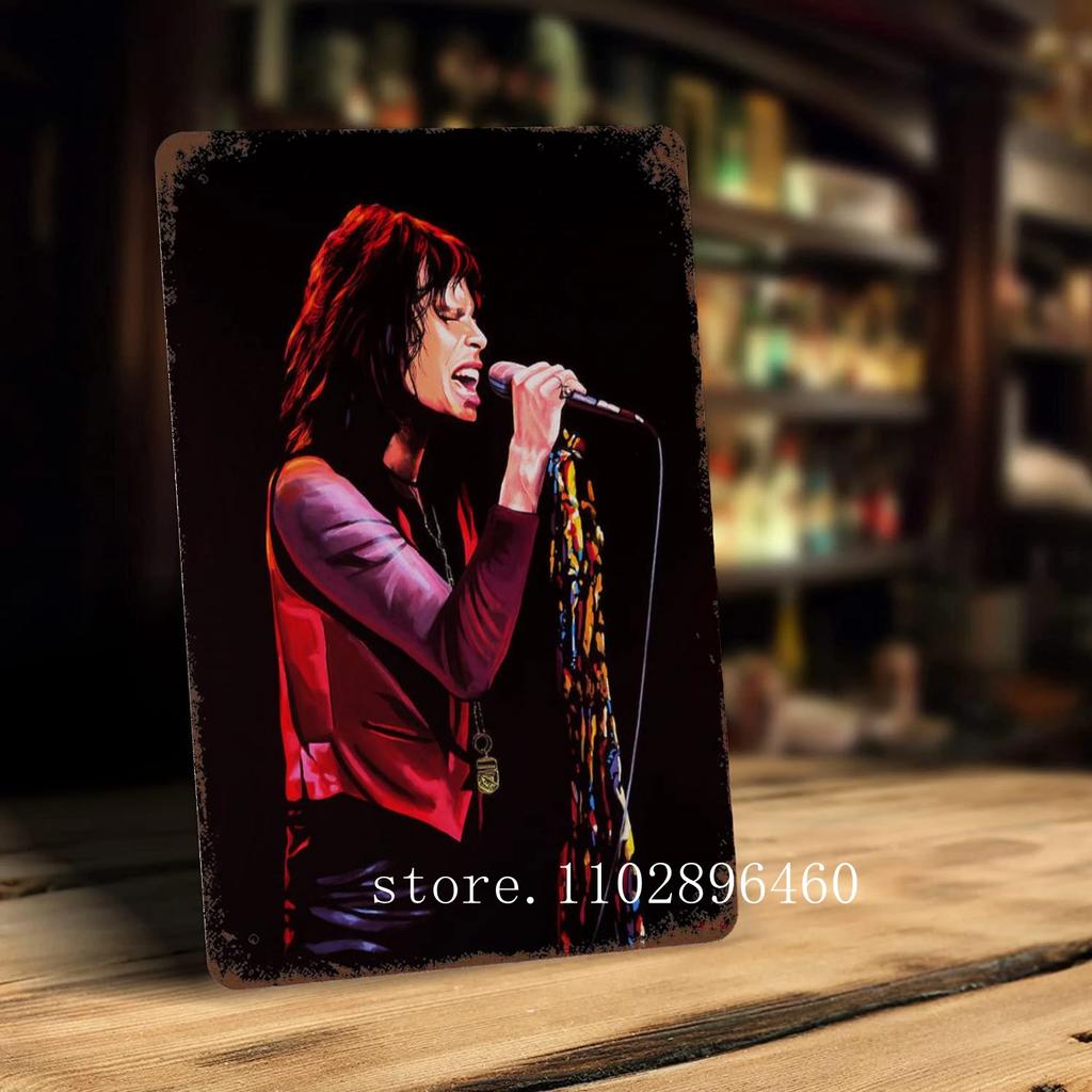 Steven Tyler Metal Plaques & Signs wall decor Vintage Tin Signs Captain Metal Poster Decor for Bar Pub Club Wall Decoration