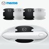 4pc Car Door Bowl Protection Sticker Door Handle Protection Film Carbon Fiber For Mazda 3 6 Atenza Axela Demio CX3 CX5 MP MS RX8