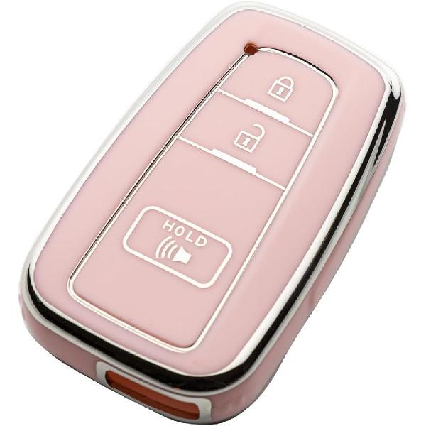 Key Fob Cover Fit for Toyota 2016-2024 RAV4 Camry Prius Prado