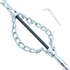 Flex Shaft Sewer Descaling Chain 16MM Dual High Efficiency Metal Chain Pipe Cleaning Tool for School Public Facility Drain Repair