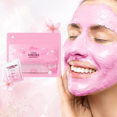 Hydrating Cleansing Pore Moisturizing Lycopodium Cherry Blossom Mud Mask