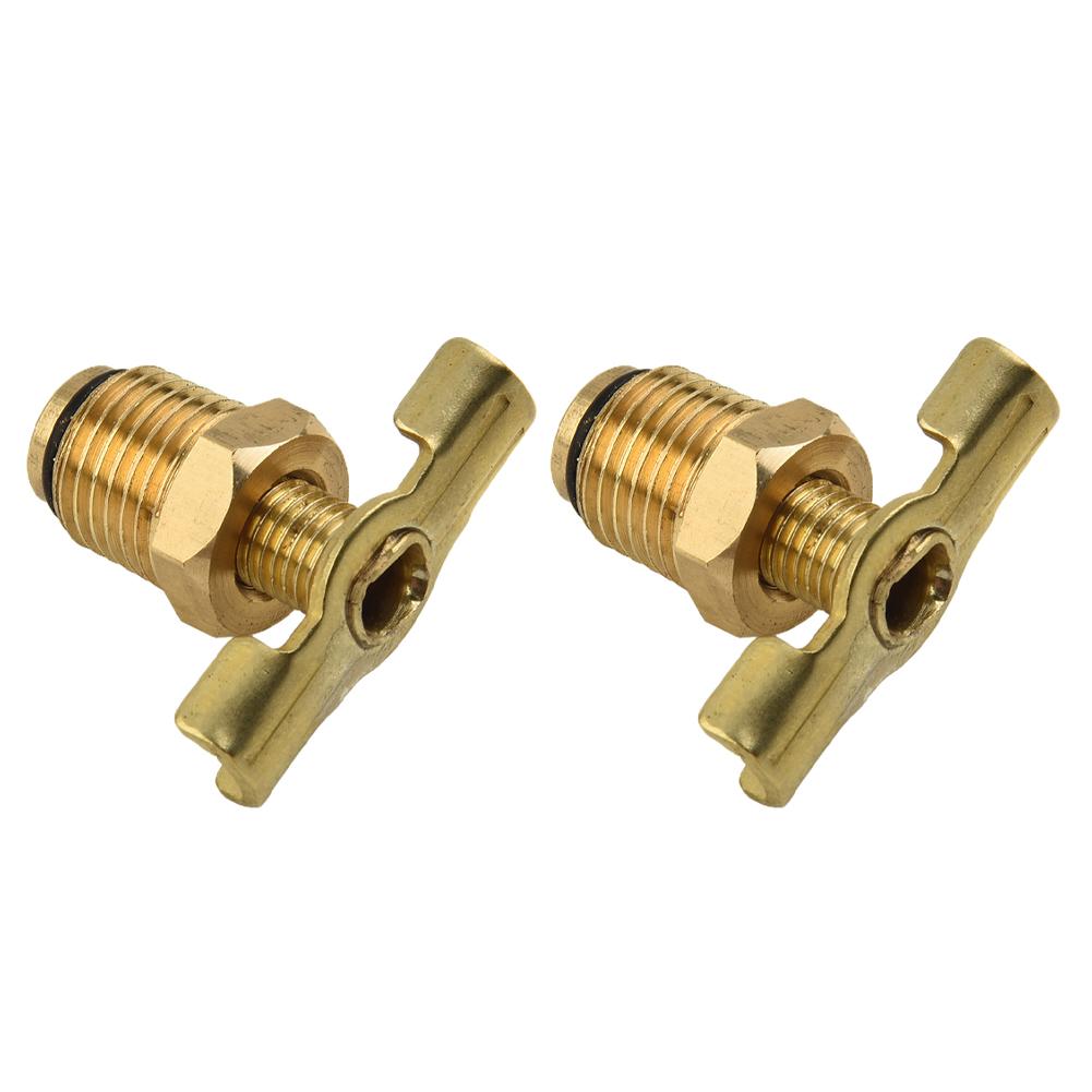 2 szt. Zawór odpowietrzający 1/4 cala do zaworu spustowego/kranika/korkka spustowego BSP z rączką T do akcesoriów zbiornika kompresora powietrza