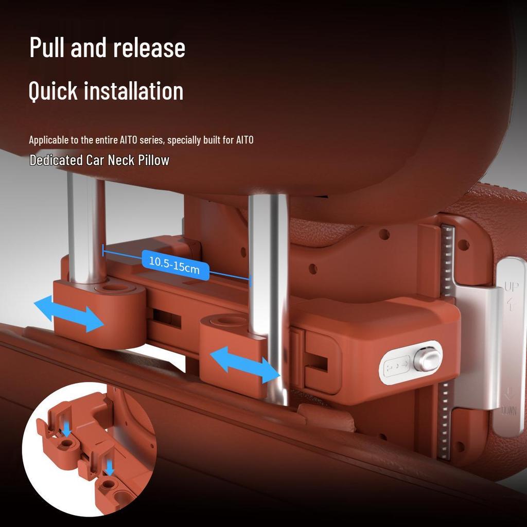Starship Plus Adjustable Car Headrest by Baili is Perfect for AITO M5, M7, M8, M9 - Ideal for Neck Protection.