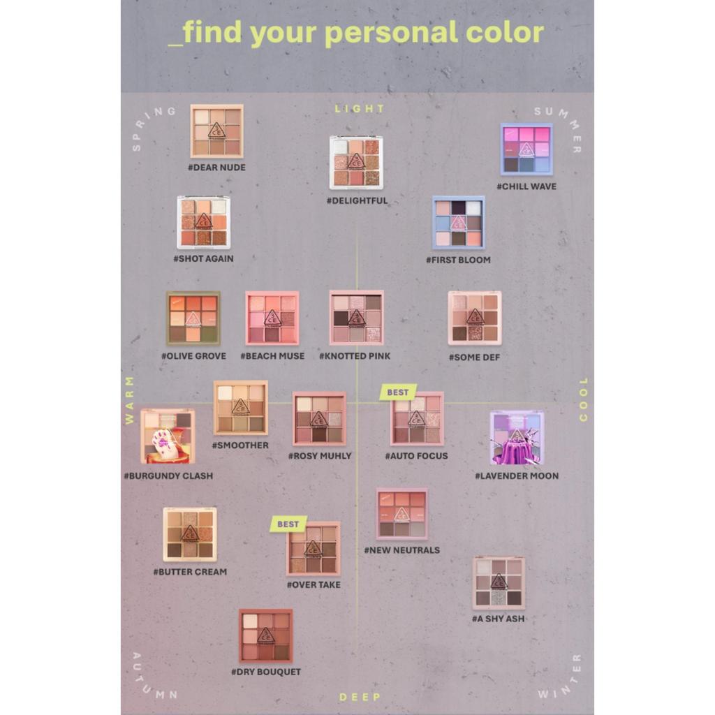 3CE Multi Eye Color Palette