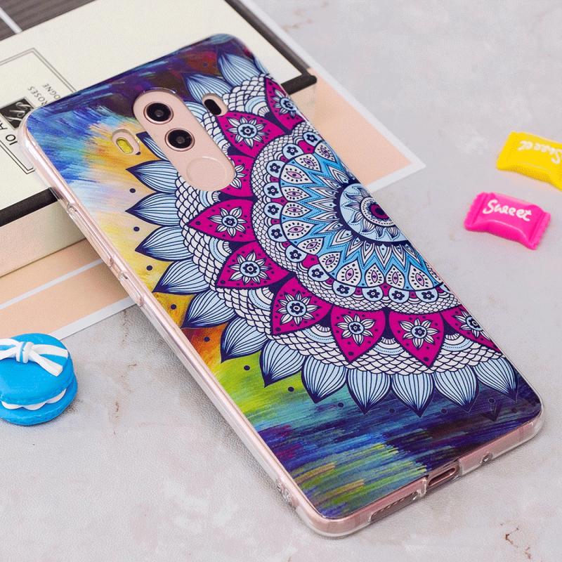 COTDINFOR Cuir Premium Coque Pour Huawei Mate 10 Lite,Motif D'embossage