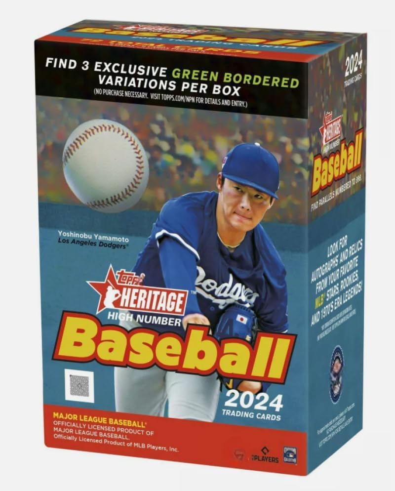 2024 Topps Heritage High Number Baseball Blaster Box - Topps Heritage High Number Baseball Blaster Box [Parallel Import]