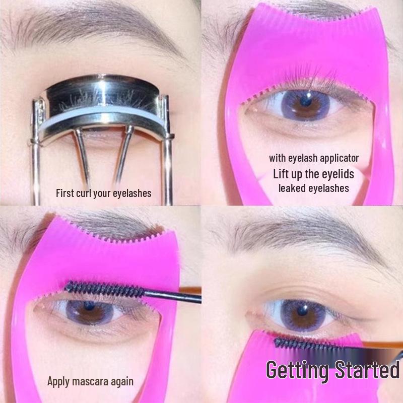 3-in-1 Eyelash Curler Tool: Eyeliner & Eyelash Aid for Perfect Lashes