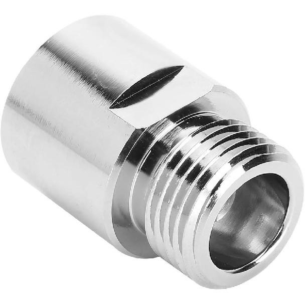 AYNEFY CO2 Cylinder Adapter with Gasket,Female Thread TR21‑4 To Male Thread CGA320 CO2 Refill Adapter CO2 Cylinder Connector for CO2 Bottle