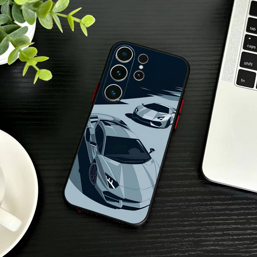 Car Cool sport Phone Case For Samsung S26,S25,S24,S23,S22,S21,S20,Plus,Fe,Lite,Others Black Cover