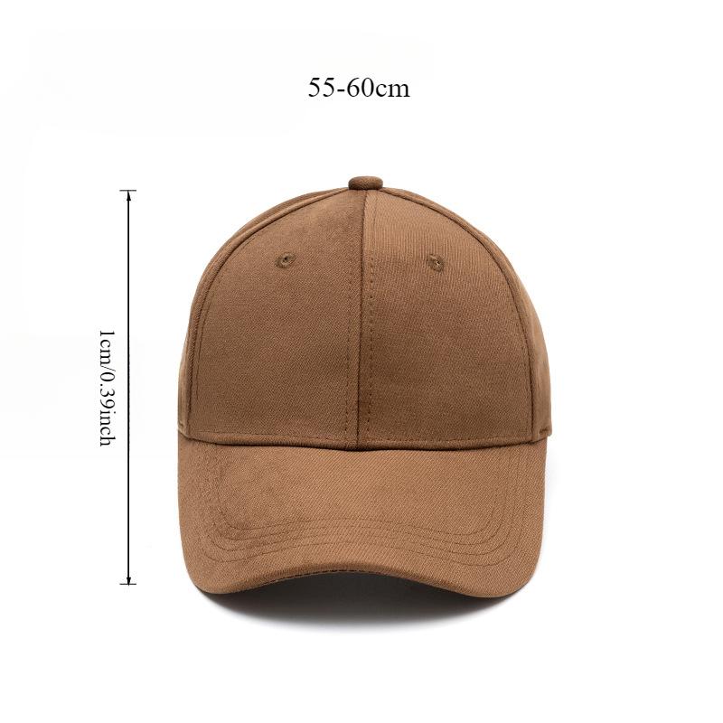 Einfarbiger Hut Damen Gesicht klein Frühling und Sommer Schwarz Lässig und vielseitig Baseballkappe Sonnenschutz Sonnencreme Kappe Mann