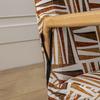 Universal Printed Armchair Cover Water Resistant Zipper Wood Chair Covers Slipcover Home Decor Stretch Furniture Cover