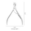 Stainless Steel Cuticle Nipper & Ingrown Nail Clipper - Double Fork Eagle Beak Design