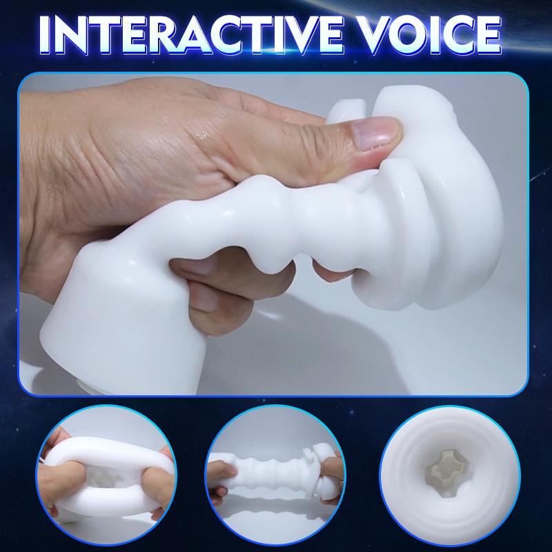 Automatic Telescopic Masturbators For Men Vibration Blowjob Real Vagina Pussy Moaning Male Masturbation Cup Adults Sex Toys 18