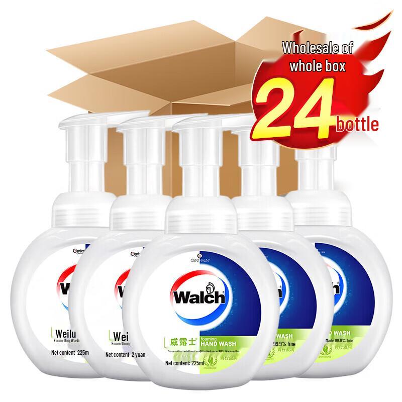 Walch Foaming Antibacterial Hand Wash, Lime Enriched