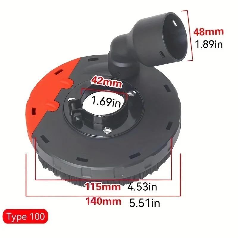 

Пылезащитный кожух для угловой шлифмашины, кожух для угловой шлифмашины, кожух для шлифовки поверхности, кожух для резки, кожух для сбора пыли для бетона и камня